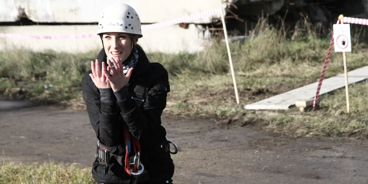 Tandemový zoskok zo 110 metrovej veže ACTION TOWER pre 1 alebo 2 osoby