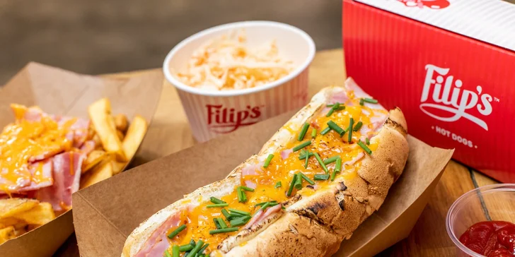 6 druhov hot dogov a belgické hranolčeky vo Filip's Hot dogs