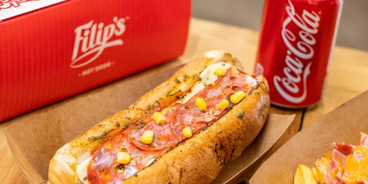 6 druhov hot dogov a belgické hranolčeky vo Filip's Hot dogs