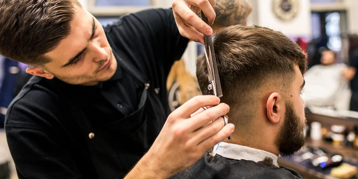 Kompletný pánsky BARBER balíček v centre mesta