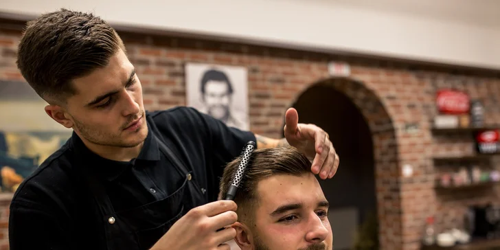 Kompletný pánsky BARBER balíček v centre mesta