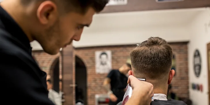 Kompletný pánsky BARBER balíček v centre mesta