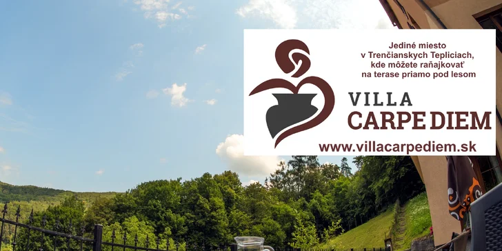 Romantický Wellness pobyt vo Ville Carpe Diem*** v Trenčianskych Tepliciach