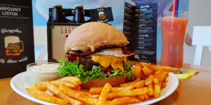 Nadupané burgery a toasty aj s bezodnou limonádou!