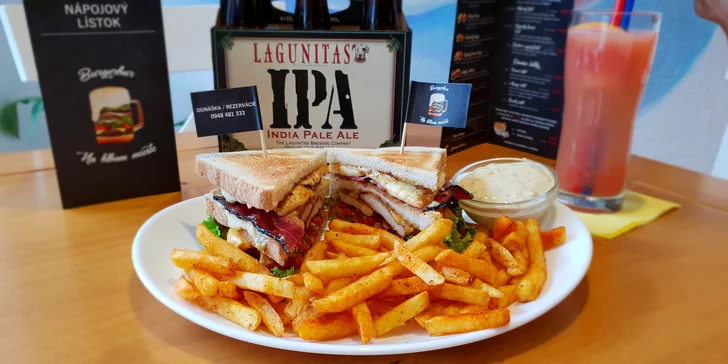 Nadupané burgery a toasty aj s bezodnou limonádou!