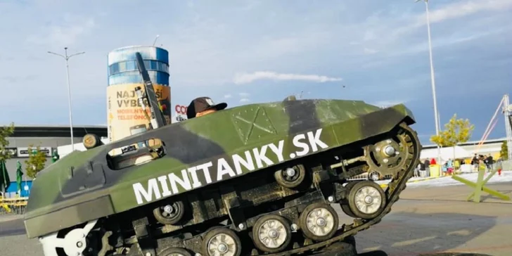Zážitok v podobe jazdy na MiniTankoch pri Košickej Belej