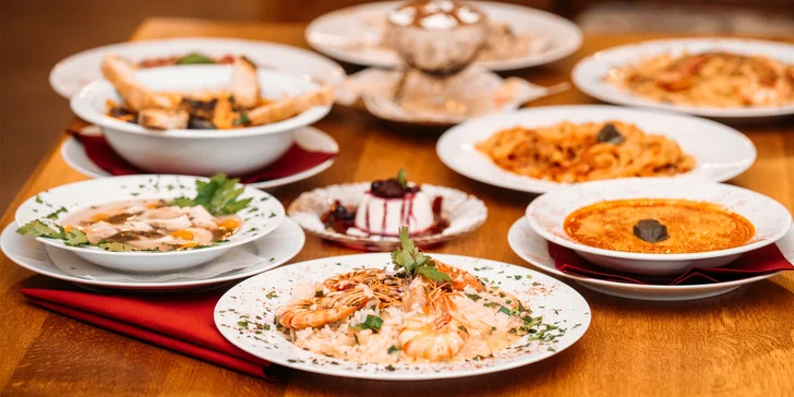 3-chodové menu pre 1 osobu v talianskej reštaurácií La Pekora Nera
