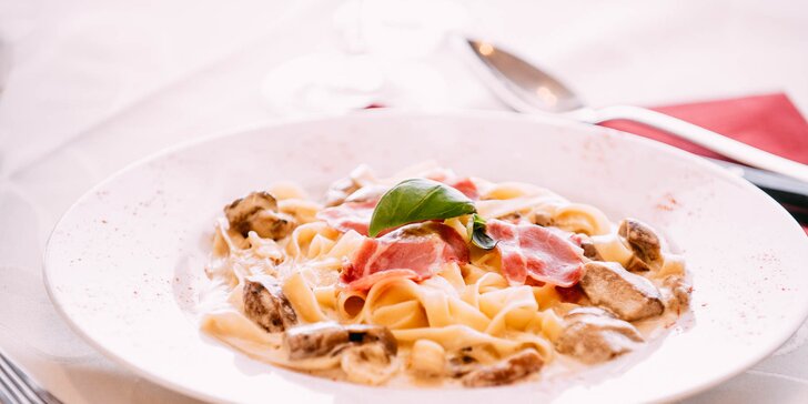 3-chodové menu pre 1 osobu v talianskej reštaurácií La Pekora Nera