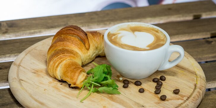 Netradičná permanentka alebo káva + croissant, kaiserka či wrap