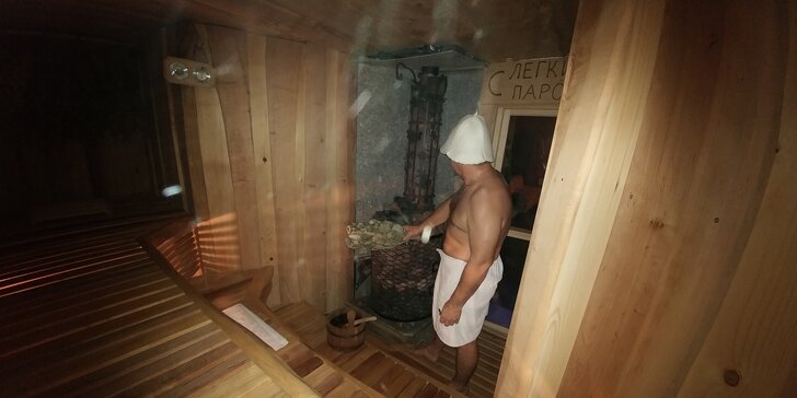 Privátny vstup do Ruskej sauny pre dvoch