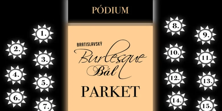 Vstupenka pre 2 osoby na Burlesque Bál v Radisson Blu Carlton Hotel****