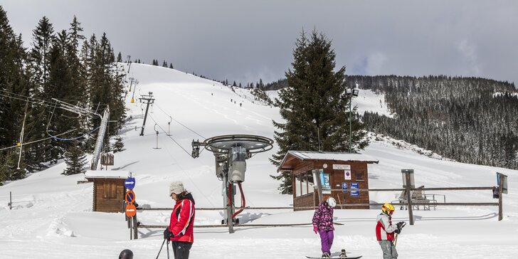 4-hodinový či celodenný skipas do lyžiarskeho strediska Bačova roveň