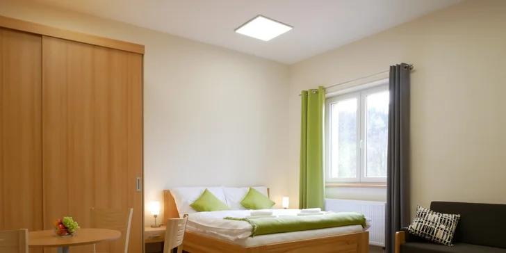 Moderne zariadené apartmány v Beskydách s raňajkami a balíčkom plným aktivít