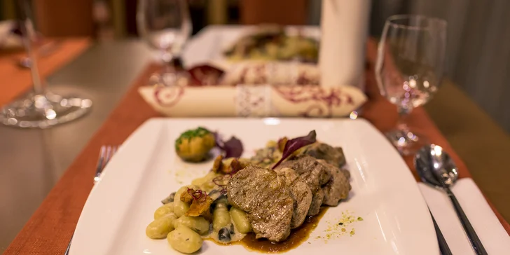 Romantická 2-chodová večera pre dvoch v KOŠICE Hotel ****