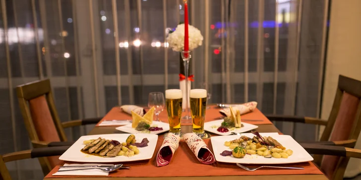 Romantická 2-chodová večera pre dvoch v KOŠICE Hotel ****