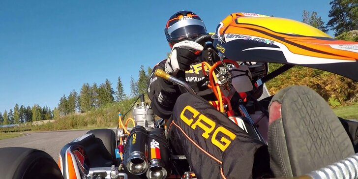 Adrenalín ako na F1: Jazda v profesionálnej motokáre na závodnom okruhu