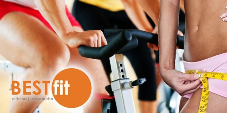 1,99 eur za hodinový vstup na spinning. Cíťte sa skvele, cíťte sa fit, vytvarujte si perfektnú postavu zdravým pohybom, so zľavou 60%!