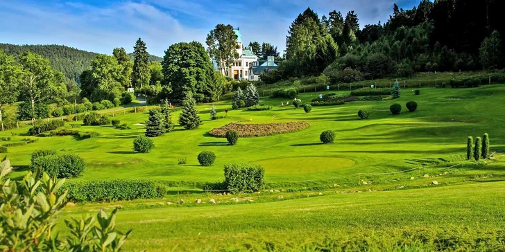 Výnimočný pobyt spájajúci oddych so zábavou! Golf & wellness balíček v 4* Golf & Spa Resort Cihelny