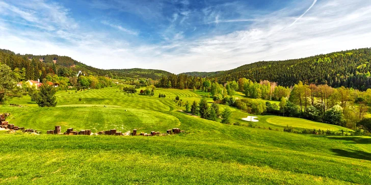 Výnimočný pobyt spájajúci oddych so zábavou! Golf & wellness balíček v 4* Golf & Spa Resort Cihelny