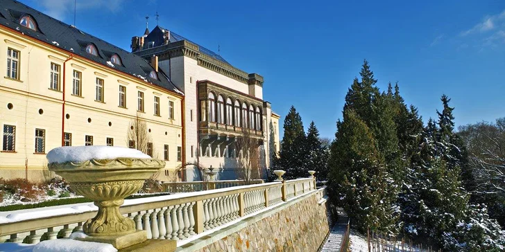Rozprávková romantika v Chateau Zbiroh: wellness v historickom priestore a večera
