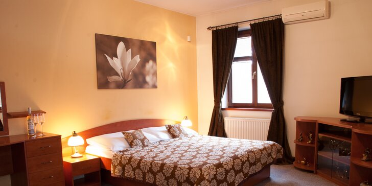 Romantický pobyt v historickom centre Trenčína v Hoteli pod Hradom***