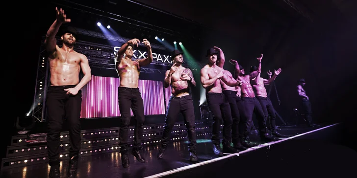 Vstupenka na pánsky striptíz SIXX PAXX Menstrip Show Bratislava!