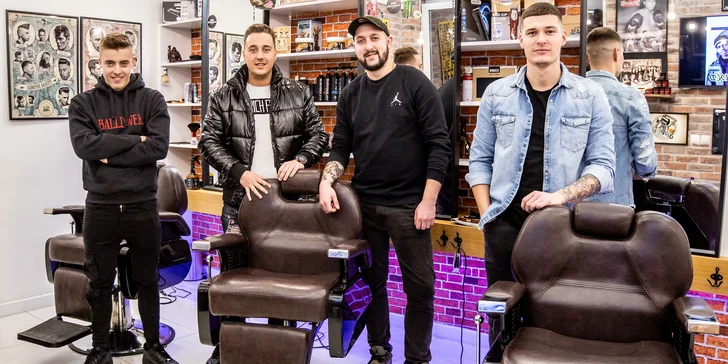 Štýlový strih, čistenie pleti a úprava brady v Barber family