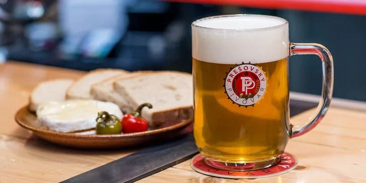 Kvalitné pivo, utopence či nakladaný hermelín v Prešovskej pivárni