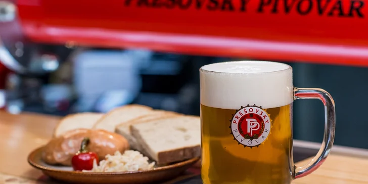 Kvalitné pivo, utopence či nakladaný hermelín v Prešovskej pivárni
