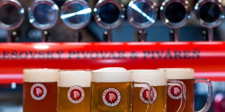 Kvalitné pivo, utopence či nakladaný hermelín v Prešovskej pivárni