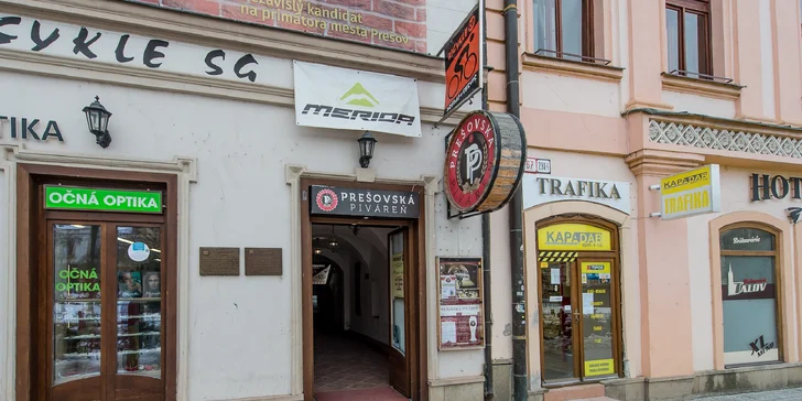 Vychutnajte si doma jedinečnú chuť čapovaného piva z Prešovskej pivárne vďaka donáške!