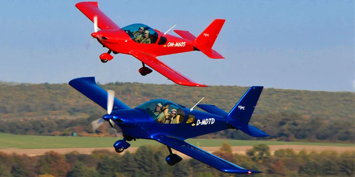 Let lietadlom Viper SD4 či Skyper GT9 s možnosťou pilotovania