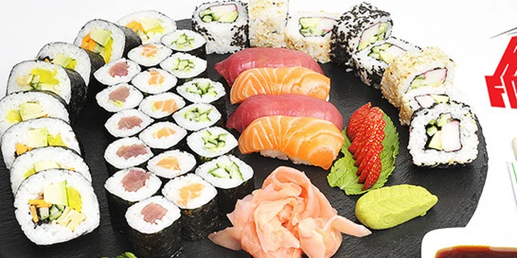 Sushi 38 kúskov s rozvozom až k vám domov