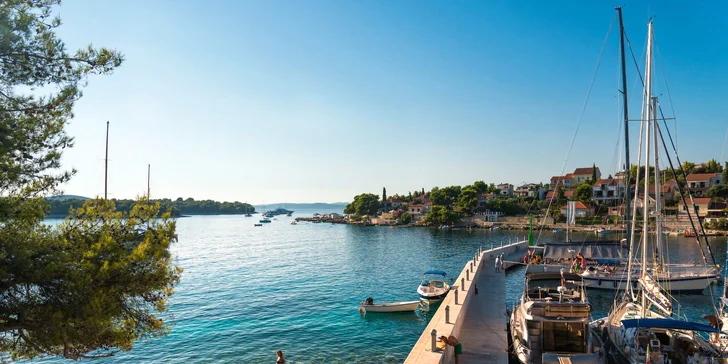 🌞 KÚP teraz, využi v LETE: Dovolenka na ostrove Šolta - apartmány až pre 4 osoby len 150 m od mora