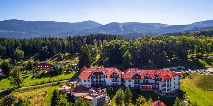 Priam nebeský relax s neobmedzeným wellness pod najvyššími vrcholkami Krkonôš