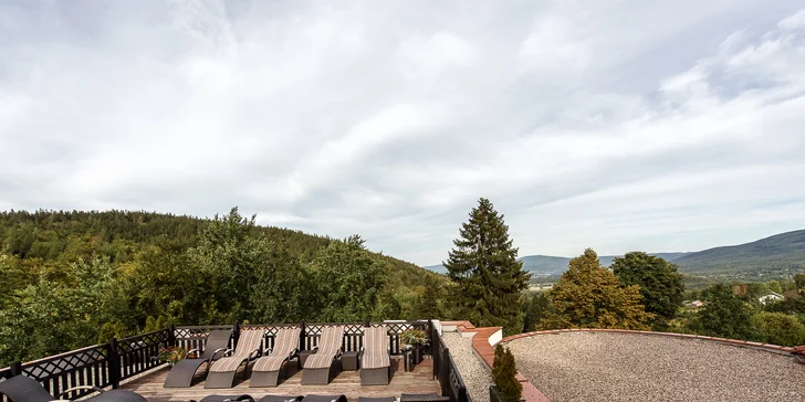 Priam nebeský relax s neobmedzeným wellness pod najvyššími vrcholkami Krkonôš