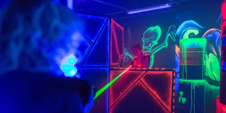 Adrenalínová Laser Game v Steam Factory