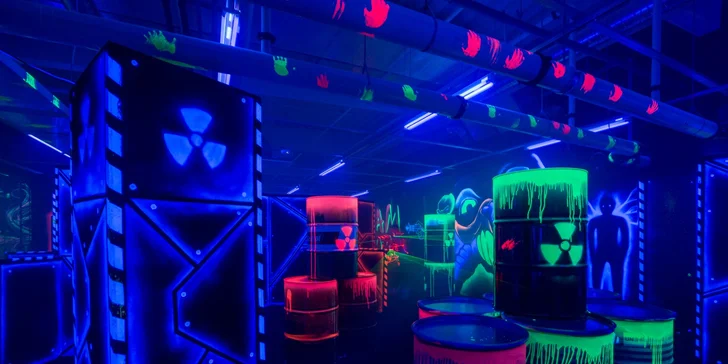 Adrenalínová Laser Game v Steam Factory