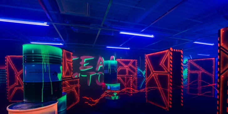 Adrenalínová Laser Game v Steam Factory