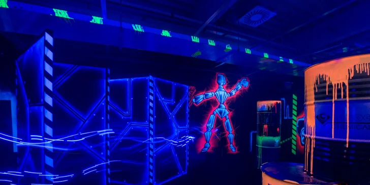 Adrenalínová Laser Game v Steam Factory