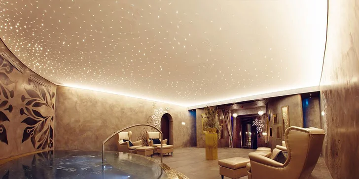 Vstup do Oriental Luxury Spa a kvalitný župan