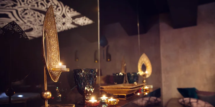Vstup do Oriental Luxury Spa a kvalitný župan
