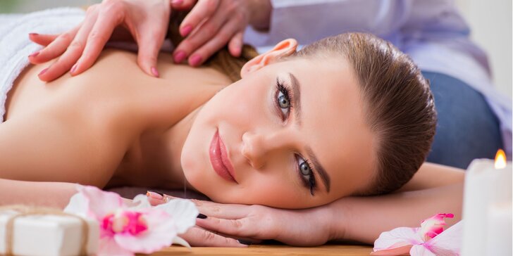 Relaxačná masáž rôznych častí tela - šija, chrbát alebo chodidlá