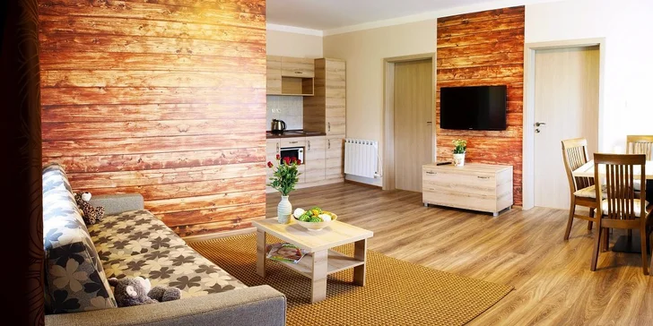 Pobyt v moderných apartmánoch Hilson v Jasnej pre páry aj rodiny so vstupom do wellness a zľavami na lyžovanie aj aquaparky