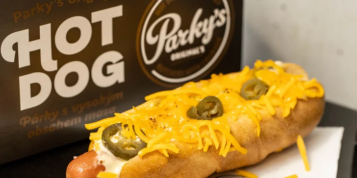 Hot dogy, bagety, wrapy či burger v Parky's Hot Dog