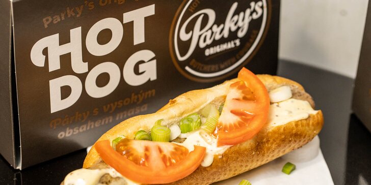 Hot dogy, bagety, wrapy či burger v Parky's Hot Dog