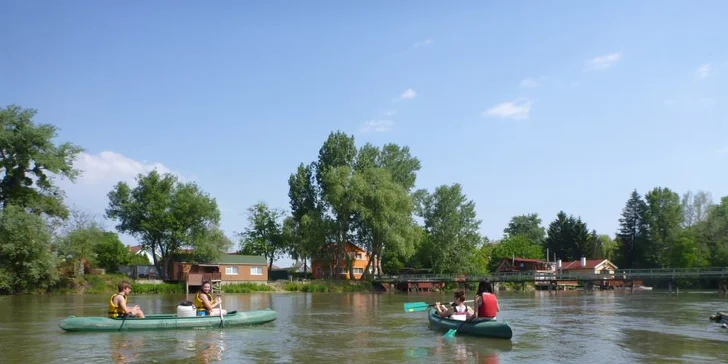 Splav Malého Dunaja na kanoe vhodný aj pre deti