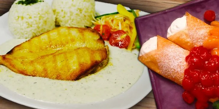 4,75 eur za kurací steak s nivovou omáčkou, ryžou a oblohou a výborné palacinky ako dezert! Skvelý obed, po ktorom zaručene neostanete hladní a ktorý vám donesú až do domu! Zľava 50!%