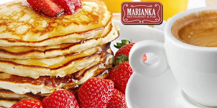 Vynikajúce presso a palacinky v reštaurácii Marianka
