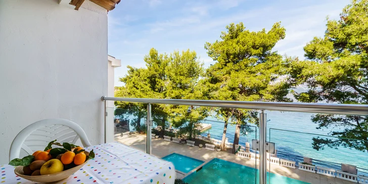 Apartmány s balkónom pre 4 osoby, bazén aj výlety
